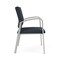 Lesro Newport Wide Guest Chair Metal Frame, Silver, RS Night Sky Upholstery NP1201 - alternate 2